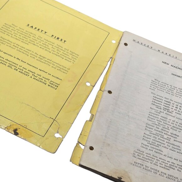 Massey Harris No 27 Combine 1951 Setting Up  Operating Instructions Manual AS IS - Picture 6 of 16